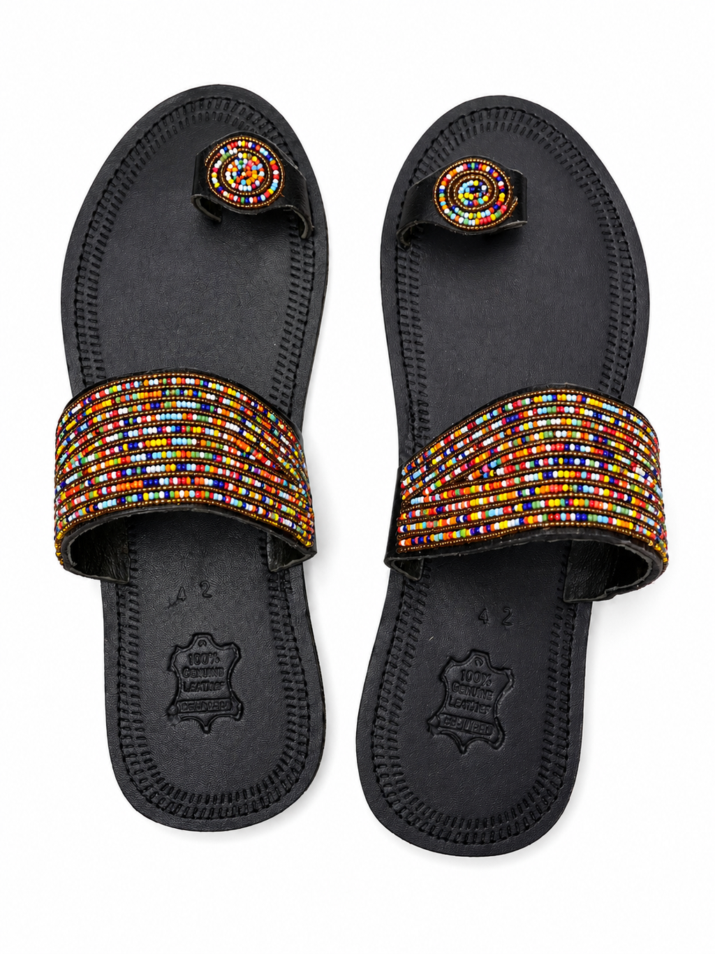 Raha Beaded Sandals