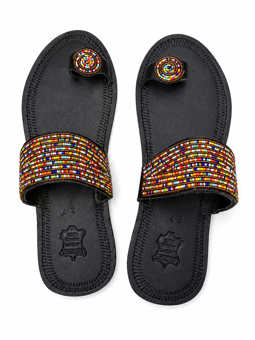 Raha Beaded Sandals